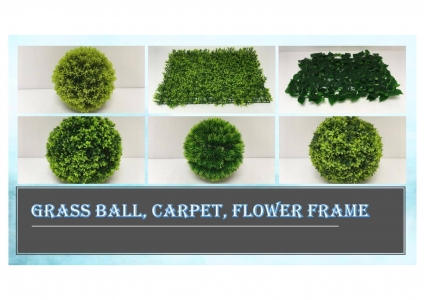 Carpet, Grass ball, Flower Frame
